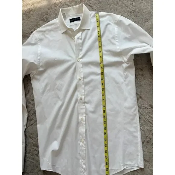 Ralph Lauren Black Label Men's Dress Shirt White Italian French Cuff 15 - Picture 7 of 11